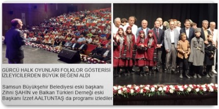 Gürcü Halk Oyunları Gösterisi Alkışlarla İzlendi
